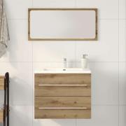 vidaXL Tvättställsskåp artisan ek 60x38,5x48 cm konstruerat trä