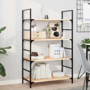 vidaXL Svävande hyllor 3 st 80x40x2 cm obehandlat massivt akaciaträ