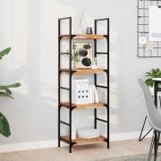 vidaXL Svävande hyllor 2 st 40x30x4 cm behandlat massivt akaciaträ