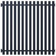 vidaXL Staketpanel antracit 170,5x170 cm pulverlackerat stål
