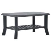 vidaXL Soffbord antracit 90x60x46 cm plast
