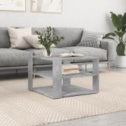 vidaXL Soffbord betonggrå 59,5x59,5x40 cm konstruerat trä