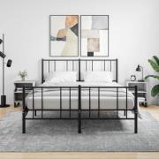 vidaXL Sängbord 2 st betonggrå 40x30x50 cm konstruerat trä