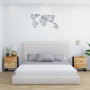 vidaXL Nattduksbord 2 st 40x33x46 cm massivt mangoträ