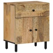 vidaXL Sängbord 50x33x60 cm massivt mangoträ