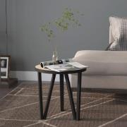 vidaXL Tebord sonoma-ek Ø35 cm MDF