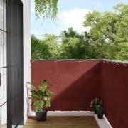 vidaXL Skärmskärm för balkong terrakotta 100% polyester oxford