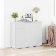 vidaXL Skänk vit 88x30x70 cm konstruerat trä