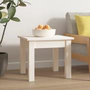 vidaXL Soffbord vit 35x35x30 cm massiv furu