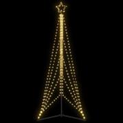 vidaXL LED julgran 525 LEDs varmvit 302 cm