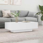 vidaXL Soffbord vit 100x49,5x31 cm konstruerat trä