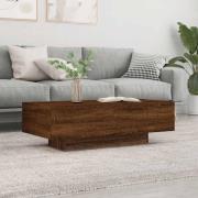 vidaXL Soffbord brun ek 100x49,5x31 cm konstruerat trä