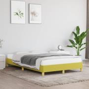 vidaXL Sängram utan madrass grön 120x200 cm tyg