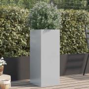 vidaXL Odlingslåda silver 32x29x75 cm galvaniserat stål