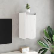 vidaXL Väggskåp vit 30x30x60 cm massiv furu