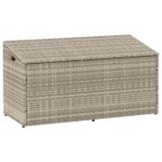 vidaXL Dynbox ljusgrå 110x50x58 cm konstrotting