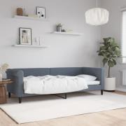 vidaXL Dagbädd mörkgrå 80x200 cm sammet