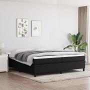 vidaXL Sängram utan madrass svart 200x200 cm tyg