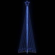 vidaXL LED julgran 495 LEDs blå 300,5 cm