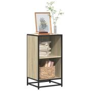 vidaXL Bokhylla sonoma-ek 40x35x76 cm konstruerat trä