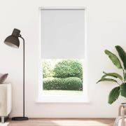 vidaXL Rullgardin mörkläggning 124,4x230 cm Tygbredd 120 cm vit