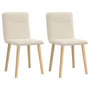 vidaXL Matstolar 2 st linnetyg