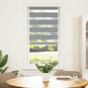 vidaXL Rullgardin Zebra 80 x 150 cm grå