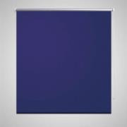vidaXL Rullgardin för mörkläggning 140 x 230 cm marinblå
