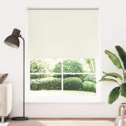 vidaXL Rullgardin för mörkläggning 160 x 230 cm benvit