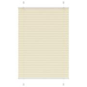 vidaXL Plisserad persienn cremefärgad 90x150 cm tyg bredd 89,4 cm
