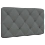 vidaXL Headboard Cushion Dark Grey 90 cm Fabric