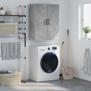 vidaXL Väggskåp betonggrå 69,5x34x90 cm