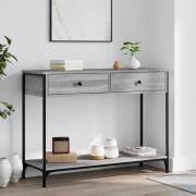 vidaXL Avlastningsbord grå sonoma 100x34,5x75 cm konstruerat trä
