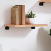 vidaXL Bordsskiva ljusbrun 40x30x2 cm behandlad massiv ek