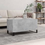 vidaXL Soffbord betonggrå 90x44,5x45 cm konstruerat trä