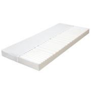 vidaXL Madrass 140x200 cm 7 zoner PU-skum 10 cm H2 H3