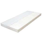 vidaXL Madrass 160x200 cm 7 zoner PU-skum 10 cm H2 H3