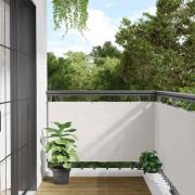 vidaXL Insynsskydd för balkong vit 300x120 cm PVC