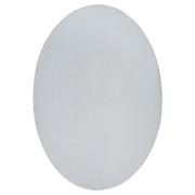 vidaXL Matta "HUARTE" Grå 140x200 cm Oval