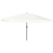 vidaXL Trädgårdsparasol ø395x245 cm Sandvit