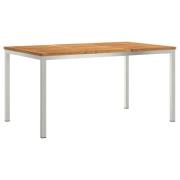 vidaXL Utomhus Middagsbord 150x90x75 cm Massivt Trä Akacia