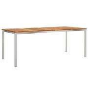 vidaXL utomhusmatbord 200x90x74,5 cm solid teak