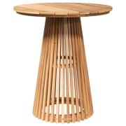 vidaXL Trädgårdsbord Ø70x75 cm Solid Teak