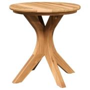 vidaXL Trädgårdssidan Bord Ø40x41 cm Massivt Teak