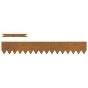 vidaXL Gräskanter 50 st 100x0,5x15 cm Väderbeständigt stål