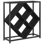 vidaXL Vinkyl Svart Ek 51x18x52,5 cm Konstruerat Trä