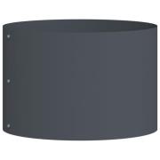 vidaXL Antracit Metallkruka Antracit Metall Medium