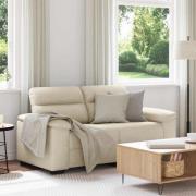 vidaXL 2-sitssoffa 120 cm linne
