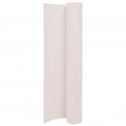 vidaXL Insynsskydd 110x500 cm vit