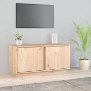 vidaXL Tv-bänk 80x35x40,5 cm massiv furu